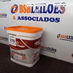 LOTE 270 -  01 BALDE DE TINTA RENOCRILL INTERIOR/EXTERIOR 16L NA COR BRANCO NEVE. (NO ESTADO) ATENÇÃO! FAZER A VISITAÇÃO ANTES DE ARREMATAR, NÃO SABEMOS SE FUNCIONA. LEILÃO NÃO TEM GARANTIA E NEM DEVOLUÇÃO, SUJEITO A POSSÍVEIS AVARIAS VISÍVEIS/OCULTAS E/OU AUSÊNCIA DE COMPONENTES.