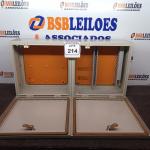 LOTE 214 - 02 QUADROS ELÉTRICOS.  (NO ESTADO) ATENÇÃO! FAZER A VISITAÇÃO ANTES DE ARREMATAR, NÃO SABEMOS SE FUNCIONA. LEILÃO NÃO TEM GARANTIA E NEM DEVOLUÇÃO, SUJEITO A POSSÍVEIS AVARIAS VISÍVEIS/OCULTAS E/OU AUSÊNCIA DE COMPONENTES.
