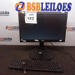 LOTE 182 - 01 MONITOR LCD OAC COM TECLADO. (NO ESTADO) ATENÇÃO! FAZER A VISITAÇÃO ANTES DE ARREMATAR, NÃO SABEMOS SE FUNCIONA. LEILÃO NÃO TEM GARANTIA E NEM DEVOLUÇÃO, SUJEITO A POSSÍVEIS AVARIAS VISÍVEIS/OCULTAS E/OU AUSÊNCIA DE COMPONENTES.