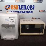 LOTE 178 - 01 MICRO-ONDAS COM PRATO MARCA PHILCO E 01 PURIFICADOR DE ÁGUA PARA GARRAFÃO MASTER FRIO. (NO ESTADO) ATENÇÃO! FAZER A VISITAÇÃO ANTES DE ARREMATAR, NÃO SABEMOS SE FUNCIONA. LEILÃO NÃO TEM GARANTIA E NEM DEVOLUÇÃO, SUJEITO A POSSÍVEIS AVARIAS VISÍVEIS/OCULTAS E/OU AUSÊNCIA DE COMPONENTES.