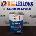 LOTE 251 - 01 LATA DE TINTA IQUINE DIATEX BASE P 18 L. (NO ESTADO) ATENÇÃO! FAZER A VISITAÇÃO ANTES DE ARREMATAR, NÃO SABEMOS SE FUNCIONA. LEILÃO NÃO TEM GARANTIA E NEM DEVOLUÇÃO, SUJEITO A POSSÍVEIS AVARIAS VISÍVEIS/OCULTAS E/OU AUSÊNCIA DE COMPONENTES.