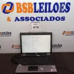 LOTE 419 - 01 NOTEBOOK HP SEM FONTE. (NO ESTADO) ATENÇÃO! FAZER A VISITAÇÃO ANTES DE ARREMATAR, NÃO SABEMOS SE FUNCIONA. LEILÃO NÃO TEM GARANTIA E NEM DEVOLUÇÃO, SUJEITO A POSSÍVEIS AVARIAS VISÍVEIS/OCULTAS E/OU AUSÊNCIA DE COMPONENTES.