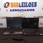 LOTE 418 - 01 NOTEBOOK HP COM FONTE E 01 NOTEBOOK LENOVO SEM FONTE. (NO ESTADO) ATENÇÃO! FAZER A VISITAÇÃO ANTES DE ARREMATAR, NÃO SABEMOS SE FUNCIONA. LEILÃO NÃO TEM GARANTIA E NEM DEVOLUÇÃO, SUJEITO A POSSÍVEIS AVARIAS VISÍVEIS/OCULTAS E/OU AUSÊNCIA DE COMPONENTES.