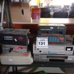 LOTE 131 - 02 VÍDEOS CASSETES, 02 IMPRESSORAS DE CHEQUE, 01 PURIFICADOR DE ÁGUA E 01 SCANNER. (NO ESTADO) ATENÇÃO! FAZER A VISITAÇÃO ANTES DE ARREMATAR, NÃO SABEMOS SE FUNCIONA. LEILÃO NÃO TEM GARANTIA E NEM DEVOLUÇÃO, SUJEITO A POSSÍVEIS AVARIAS VISÍVEIS/OCULTAS E/OU AUSÊNCIA DE COMPONENTES.