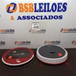 LOTE 415 - 02 ASPIRADORES ROBÔ MARCAS VILEDA E EPISILON. (NO ESTADO) ATENÇÃO! FAZER A VISITAÇÃO ANTES DE ARREMATAR, NÃO SABEMOS SE FUNCIONA. LEILÃO NÃO TEM GARANTIA E NEM DEVOLUÇÃO, SUJEITO A POSSÍVEIS AVARIAS VISÍVEIS/OCULTAS E/OU AUSÊNCIA DE COMPONENTES.