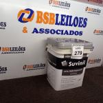 LOTE 279 - 01 BALDE DE TINTA SUVINIL INTERIOR NA COR BRANCO FOSCO 18L.  (NO ESTADO) ATENÇÃO! FAZER A VISITAÇÃO ANTES DE ARREMATAR, NÃO SABEMOS SE FUNCIONA. LEILÃO NÃO TEM GARANTIA E NEM DEVOLUÇÃO, SUJEITO A POSSÍVEIS AVARIAS VISÍVEIS/OCULTAS E/OU AUSÊNCIA DE COMPONENTES.