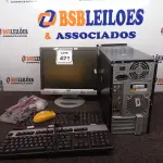 LOTE 421 - 01 CPU COM MONITOR AOC, TECLADO E MOUSE (NO ESTADO) ATENÇÃO! FAZER A VISITAÇÃO ANTES DE ARREMATAR, NÃO SABEMOS SE FUNCIONA. LEILÃO NÃO TEM GARANTIA E NEM DEVOLUÇÃO, SUJEITO A POSSÍVEIS AVARIAS VISÍVEIS/OCULTAS E/OU AUSÊNCIA DE COMPONENTES.
