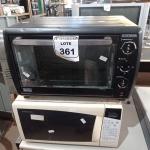 LOTE 361 - 01 FORNO ELÉTRICO MARCA BLACK E DECKER, 01 MICRO-ONDAS PANASONIC E 01 PURIFICADOR DE ÁGUA P/GARRAFÃO MARCA IBBL. (NO ESTADO) ATENÇÃO! FAZER A VISITAÇÃO ANTES DE ARREMATAR, NÃO SABEMOS SE FUNCIONA. LEILÃO NÃO TEM GARANTIA E NEM DEVOLUÇÃO, SUJEITO A POSSÍVEIS AVARIAS VISÍVEIS/OCULTAS E/OU AUSÊNCIA DE COMPONENTES.