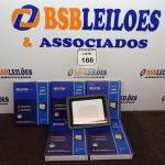LOTE 166 - 05 REFLETORES DE LED AMBIENTE EXTERNO 100W CADA. (NOVO). (NO ESTADO) ATENÇÃO! FAZER A VISITAÇÃO ANTES DE ARREMATAR, NÃO SABEMOS SE FUNCIONA. LEILÃO NÃO TEM GARANTIA E NEM DEVOLUÇÃO, SUJEITO A POSSÍVEIS AVARIAS VISÍVEIS/OCULTAS E/OU AUSÊNCIA DE COMPONENTES.