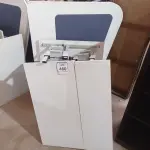 LOTE 460 - 02 MESAS COM REGULAGEM DE ALTURA MANUAL E 3 LATERAIS EM MADEIRA PRA BAIA. (NO ESTADO) ATENÇÃO! FAZER A VISITAÇÃO ANTES DE ARREMATAR, NÃO SABEMOS SE FUNCIONA. LEILÃO NÃO TEM GARANTIA E NEM DEVOLUÇÃO, SUJEITO A POSSÍVEIS AVARIAS VISÍVEIS/OCULTAS E/OU AUSÊNCIA DE COMPONENTES.