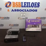 LOTE 210 - 01 SOM AUTOMOTIVO BUSTER E 01 SOM AUTOMOTIVO SIEMENS SEM RABICHO. (NO ESTADO) ATENÇÃO! FAZER A VISITAÇÃO ANTES DE ARREMATAR, NÃO SABEMOS SE FUNCIONA. LEILÃO NÃO TEM GARANTIA E NEM DEVOLUÇÃO, SUJEITO A POSSÍVEIS AVARIAS VISÍVEIS/OCULTAS E/OU AUSÊNCIA DE COMPONENTES.