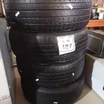 LOTE 187 - 04 PNEUS MEIA VIDA 195/55 ARO 15. (NO ESTADO) ATENÇÃO! FAZER A VISITAÇÃO ANTES DE ARREMATAR, NÃO SABEMOS SE FUNCIONA. LEILÃO NÃO TEM GARANTIA E NEM DEVOLUÇÃO, SUJEITO A POSSÍVEIS AVARIAS VISÍVEIS/OCULTAS E/OU AUSÊNCIA DE COMPONENTES.