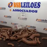 LOTE 147 - 01 CAIXA COM 10 UNIDADES DE CURVA-SOLD-45 50MM, 10 UNIDADES DE 45- 32MM, 19 UNIDADES DE 45-25MM, 56 UNIDADES DE 45- 20MM E 20 UNIDADES DE CURVA DE 20MM MARCA KRONA. (NOVO) (NO ESTADO) ATENÇÃO! FAZER A VISITAÇÃO ANTES DE ARREMATAR, NÃO SABEMOS SE FUNCIONA. LEILÃO NÃO TEM GARANTIA E NEM DEVOLUÇÃO, SUJEITO A POSSÍVEIS AVARIAS VISÍVEIS/OCULTAS E/OU AUSÊNCIA DE COMPONENTES.