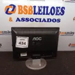 LOTE 434 - 01 MONITOR AOC (NO ESTADO) ATENÇÃO! FAZER A VISITAÇÃO ANTES DE ARREMATAR, NÃO SABEMOS SE FUNCIONA. LEILÃO NÃO TEM GARANTIA E NEM DEVOLUÇÃO, SUJEITO A POSSÍVEIS AVARIAS VISÍVEIS/OCULTAS E/OU AUSÊNCIA DE COMPONENTES.