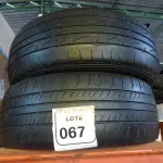 LOTE 067 - 02 PNEUS USADOS 195-60/15. (NO ESTADO) ATENÇÃO! FAZER A VISITAÇÃO ANTES DE ARREMATAR, NÃO SABEMOS SE FUNCIONA. LEILÃO NÃO TEM GARANTIA E NEM DEVOLUÇÃO, SUJEITO A POSSÍVEIS AVARIAS VISÍVEIS/OCULTAS E/OU AUSÊNCIA DE COMPONENTES.