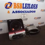 LOTE 235 - 01 FOGÃO ELÉTRICO DE INDUÇÃO E 01 SANDUICHEIRA ELÉTRICA. (NO ESTADO) ATENÇÃO! FAZER A VISITAÇÃO ANTES DE ARREMATAR, NÃO SABEMOS SE FUNCIONA. LEILÃO NÃO TEM GARANTIA E NEM DEVOLUÇÃO, SUJEITO A POSSÍVEIS AVARIAS VISÍVEIS/OCULTAS E/OU AUSÊNCIA DE COMPONENTES.