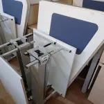 LOTE 459 - 02 MESAS COM REGULAGEM DE ALTURA MANUAL E 3 LATERAIS EM MADEIRA PRA BAIA. (NO ESTADO) ATENÇÃO! FAZER A VISITAÇÃO ANTES DE ARREMATAR, NÃO SABEMOS SE FUNCIONA. LEILÃO NÃO TEM GARANTIA E NEM DEVOLUÇÃO, SUJEITO A POSSÍVEIS AVARIAS VISÍVEIS/OCULTAS E/OU AUSÊNCIA DE COMPONENTES.