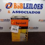 LOTE 003 - 01 LATA DE TINTA SUVINIL 18L NA COR FOSCO CINZA ESCURO. (NO ESTADO) ATENÇÃO! FAZER A VISITAÇÃO ANTES DE ARREMATAR, NÃO SABEMOS SE FUNCIONA. LEILÃO NÃO TEM GARANTIA E NEM DEVOLUÇÃO, SUJEITO A POSSÍVEIS AVARIAS VISÍVEIS/OCULTAS E/OU AUSÊNCIA DE COMPONENTES.