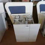 LOTE 440 - 02 MESAS COM REGULAGEM DE ALTURA MANUAL E 3 LATERAIS EM MADEIRA PRA BAIA. (NO ESTADO) ATENÇÃO! FAZER A VISITAÇÃO ANTES DE ARREMATAR, NÃO SABEMOS SE FUNCIONA. LEILÃO NÃO TEM GARANTIA E NEM DEVOLUÇÃO, SUJEITO A POSSÍVEIS AVARIAS VISÍVEIS/OCULTAS E/OU AUSÊNCIA DE COMPONENTES.