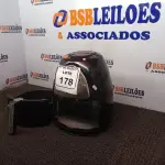 LOTE 178 - 02 AIR FRYER MARCA MONDIAL COM AVARIAS.  (NO ESTADO) ATENÇÃO! FAZER A VISITAÇÃO ANTES DE ARREMATAR, NÃO SABEMOS SE FUNCIONA. LEILÃO NÃO TEM GARANTIA E NEM DEVOLUÇÃO, SUJEITO A POSSÍVEIS AVARIAS VISÍVEIS/OCULTAS E/OU AUSÊNCIA DE COMPONENTES.