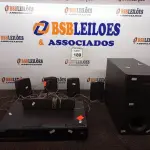 LOTE 189 - 01 HOME THEATER SAMSUNG COM CAIXAS. (NO ESTADO) ATENÇÃO! FAZER A VISITAÇÃO ANTES DE ARREMATAR, NÃO SABEMOS SE FUNCIONA. LEILÃO NÃO TEM GARANTIA E NEM DEVOLUÇÃO, SUJEITO A POSSÍVEIS AVARIAS VISÍVEIS/OCULTAS E/OU AUSÊNCIA DE COMPONENTES.
