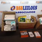 LOTE 233 - 01 LOTE COM CAPAS PARA CELULARES DIVERSAS, CARREGADORES E FONES DE OUVIDO. (NO ESTADO) ATENÇÃO! FAZER A VISITAÇÃO ANTES DE ARREMATAR, NÃO SABEMOS SE FUNCIONA. LEILÃO NÃO TEM GARANTIA E NEM DEVOLUÇÃO, SUJEITO A POSSÍVEIS AVARIAS VISÍVEIS/OCULTAS E/OU AUSÊNCIA DE COMPONENTES.