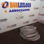 LOTE 127 - 01 LOTE COM 09 ROLOS DE ARAME GALVANIZADO. (NOVO) (NO ESTADO) ATENÇÃO! FAZER A VISITAÇÃO ANTES DE ARREMATAR, NÃO SABEMOS SE FUNCIONA. LEILÃO NÃO TEM GARANTIA E NEM DEVOLUÇÃO, SUJEITO A POSSÍVEIS AVARIAS VISÍVEIS/OCULTAS E/OU AUSÊNCIA DE COMPONENTES.
