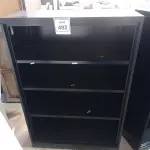 LOTE 482 -  01 ARMÁRIO EM AÇO COM 03 PRATELEIRAS. (NO ESTADO) ATENÇÃO! FAZER A VISITAÇÃO ANTES DE ARREMATAR, NÃO SABEMOS SE FUNCIONA. LEILÃO NÃO TEM GARANTIA E NEM DEVOLUÇÃO, SUJEITO A POSSÍVEIS AVARIAS VISÍVEIS/OCULTAS E/OU AUSÊNCIA DE COMPONENTES.