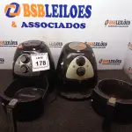 LOTE 178 - 02 AIR FRYER MARCA MONDIAL COM AVARIAS.  (NO ESTADO) ATENÇÃO! FAZER A VISITAÇÃO ANTES DE ARREMATAR, NÃO SABEMOS SE FUNCIONA. LEILÃO NÃO TEM GARANTIA E NEM DEVOLUÇÃO, SUJEITO A POSSÍVEIS AVARIAS VISÍVEIS/OCULTAS E/OU AUSÊNCIA DE COMPONENTES.