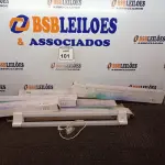 LOTE 101 - 06 LUMINÁRIAS LED DUOLINE 18W MARCA ELGIN. (NOVO) (NO ESTADO) ATENÇÃO! FAZER A VISITAÇÃO ANTES DE ARREMATAR, NÃO SABEMOS SE FUNCIONA. LEILÃO NÃO TEM GARANTIA E NEM DEVOLUÇÃO, SUJEITO A POSSÍVEIS AVARIAS VISÍVEIS/OCULTAS E/OU AUSÊNCIA DE COMPONENTES.