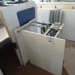 LOTE 457 - 02 MESAS COM REGULAGEM DE ALTURA MANUAL E 3 LATERAIS EM MADEIRA PRA BAIA. (NO ESTADO) ATENÇÃO! FAZER A VISITAÇÃO ANTES DE ARREMATAR, NÃO SABEMOS SE FUNCIONA. LEILÃO NÃO TEM GARANTIA E NEM DEVOLUÇÃO, SUJEITO A POSSÍVEIS AVARIAS VISÍVEIS/OCULTAS E/OU AUSÊNCIA DE COMPONENTES.