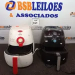 LOTE 191 - 01 AIR FRYER MONDIAL E 01 AIR FRYER WALITA.  (NO ESTADO) ATENÇÃO! FAZER A VISITAÇÃO ANTES DE ARREMATAR, NÃO SABEMOS SE FUNCIONA. LEILÃO NÃO TEM GARANTIA E NEM DEVOLUÇÃO, SUJEITO A POSSÍVEIS AVARIAS VISÍVEIS/OCULTAS E/OU AUSÊNCIA DE COMPONENTES.