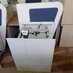 LOTE 459 - 02 MESAS COM REGULAGEM DE ALTURA MANUAL E 3 LATERAIS EM MADEIRA PRA BAIA. (NO ESTADO) ATENÇÃO! FAZER A VISITAÇÃO ANTES DE ARREMATAR, NÃO SABEMOS SE FUNCIONA. LEILÃO NÃO TEM GARANTIA E NEM DEVOLUÇÃO, SUJEITO A POSSÍVEIS AVARIAS VISÍVEIS/OCULTAS E/OU AUSÊNCIA DE COMPONENTES.