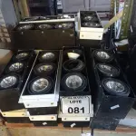 LOTE 081 - 01 LOTE COM LUMINÁRIAS DE EMBUTIR. (NO ESTADO) ATENÇÃO! FAZER A VISITAÇÃO ANTES DE ARREMATAR, NÃO SABEMOS SE FUNCIONA. LEILÃO NÃO TEM GARANTIA E NEM DEVOLUÇÃO, SUJEITO A POSSÍVEIS AVARIAS VISÍVEIS/OCULTAS E/OU AUSÊNCIA DE COMPONENTES.