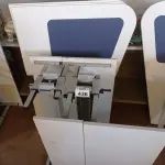 LOTE 436 - 02 MESAS COM REGULAGEM DE ALTURA MANUAL E 3 LATERAIS EM MADEIRA PRA BAIA. (NO ESTADO) ATENÇÃO! FAZER A VISITAÇÃO ANTES DE ARREMATAR, NÃO SABEMOS SE FUNCIONA. LEILÃO NÃO TEM GARANTIA E NEM DEVOLUÇÃO, SUJEITO A POSSÍVEIS AVARIAS VISÍVEIS/OCULTAS E/OU AUSÊNCIA DE COMPONENTES.