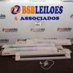 LOTE 101 - 06 LUMINÁRIAS LED DUOLINE 18W MARCA ELGIN. (NOVO) (NO ESTADO) ATENÇÃO! FAZER A VISITAÇÃO ANTES DE ARREMATAR, NÃO SABEMOS SE FUNCIONA. LEILÃO NÃO TEM GARANTIA E NEM DEVOLUÇÃO, SUJEITO A POSSÍVEIS AVARIAS VISÍVEIS/OCULTAS E/OU AUSÊNCIA DE COMPONENTES.