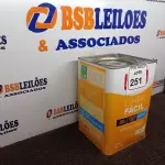 LOTE 251 - 01 LATA DE TINTA 16L/ 18L INTERIORES/EXTERIORES ACRÍLICO FOSCO IQUINE BASE C.  (NOVO) (NO ESTADO) ATENÇÃO! FAZER A VISITAÇÃO ANTES DE ARREMATAR, NÃO SABEMOS SE FUNCIONA. LEILÃO NÃO TEM GARANTIA E NEM DEVOLUÇÃO, SUJEITO A POSSÍVEIS AVARIAS VISÍVEIS/OCULTAS E/OU AUSÊNCIA DE COMPONENTES.