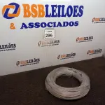 LOTE 296 - 10KG DE ARAME GALVANIZADOS. (NO ESTADO) ATENÇÃO! FAZER A VISITAÇÃO ANTES DE ARREMATAR, NÃO SABEMOS SE FUNCIONA. LEILÃO NÃO TEM GARANTIA E NEM DEVOLUÇÃO, SUJEITO A POSSÍVEIS AVARIAS VISÍVEIS/OCULTAS E/OU AUSÊNCIA DE COMPONENTES.