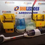 LOTE 275 - 02 UMIDIFICADORES DE AMBIENTE, 01 ASPIRADOR DE PÓ E 02 PEÇAS PARA CARRINHO DE LIMPEZA. (NO ESTADO) ATENÇÃO! FAZER A VISITAÇÃO ANTES DE ARREMATAR, NÃO SABEMOS SE FUNCIONA. LEILÃO NÃO TEM GARANTIA E NEM DEVOLUÇÃO, SUJEITO A POSSÍVEIS AVARIAS VISÍVEIS/OCULTAS E/OU AUSÊNCIA DE COMPONENTES.