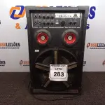 LOTE 283 - 01 CAIXA DE SOM USB+SD+AM/FM. (NO ESTADO) ATENÇÃO! FAZER A VISITAÇÃO ANTES DE ARREMATAR, NÃO SABEMOS SE FUNCIONA. LEILÃO NÃO TEM GARANTIA E NEM DEVOLUÇÃO, SUJEITO A POSSÍVEIS AVARIAS VISÍVEIS/OCULTAS E/OU AUSÊNCIA DE COMPONENTES.