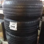 LOTE 248 - 04 PNEUS MEIA VIDA 215/50 ARO 17. (NO ESTADO) ATENÇÃO! FAZER A VISITAÇÃO ANTES DE ARREMATAR, NÃO SABEMOS SE FUNCIONA. LEILÃO NÃO TEM GARANTIA E NEM DEVOLUÇÃO, SUJEITO A POSSÍVEIS AVARIAS VISÍVEIS/OCULTAS E/OU AUSÊNCIA DE COMPONENTES.