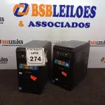 LOTE 274 - 02 CPU’S MARCA CCE. (NO ESTADO) ATENÇÃO! FAZER A VISITAÇÃO ANTES DE ARREMATAR, NÃO SABEMOS SE FUNCIONA. LEILÃO NÃO TEM GARANTIA E NEM DEVOLUÇÃO, SUJEITO A POSSÍVEIS AVARIAS VISÍVEIS/OCULTAS E/OU AUSÊNCIA DE COMPONENTES.