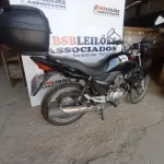 LOTE 002 - 01 HONDA CG 150 TITAN ESD ÁLCOOL/GASOLINA; COR PRETA; ANO 2012/2012. (NO ESTADO)
