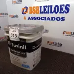 LOTE 313 - 01 GALÃO DE TINTA SUVINIL DE 18L PARA INTERIORES ACABAMENTO FOSCO BRANCO. (NOVO) (NO ESTADO) ATENÇÃO! FAZER A VISITAÇÃO ANTES DE ARREMATAR, NÃO SABEMOS SE FUNCIONA. LEILÃO NÃO TEM GARANTIA E NEM DEVOLUÇÃO, SUJEITO A POSSÍVEIS AVARIAS VISÍVEIS/OCULTAS E/OU AUSÊNCIA DE COMPONENTES.
