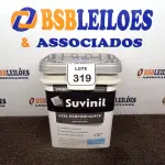 LOTE 319 - 01 GALÃO DE TINTA SUVINIL DE 18L PARA INTERIORES ACABAMENTO FOSCO BRANCO. (NOVO) (NO ESTADO) ATENÇÃO! FAZER A VISITAÇÃO ANTES DE ARREMATAR, NÃO SABEMOS SE FUNCIONA. LEILÃO NÃO TEM GARANTIA E NEM DEVOLUÇÃO, SUJEITO A POSSÍVEIS AVARIAS VISÍVEIS/OCULTAS E/OU AUSÊNCIA DE COMPONENTES.