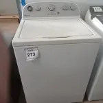 LOTE 273 - 01 MÁQUINA DE LAVAR WHIRLPOOL 110V (WASHER).  (NO ESTADO EM QUE SE ENCONTRA. SUJEITO A AVARIAS OCULTAS/VISÍVEIS.) AV9667T