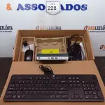 LOTE 228 - 01 CPU HP, MOUSE, TECLADO E CARREGADOR. (NO ESTADO EM QUE SE ENCONTRA. SUJEITO A AVARIAS OCULTAS/VISÍVEIS.) BD0545M