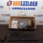 LOTE 306 - 01 CPU HP, MOUSE, TECLADO E CARREGADOR. (NO ESTADO EM QUE SE ENCONTRA. SUJEITO A AVARIAS OCULTAS/VISÍVEIS.) BD0553L
