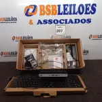 LOTE 297 - 01 CPU HP, MOUSE, TECLADO E CARREGADOR. (NO ESTADO EM QUE SE ENCONTRA. SUJEITO A AVARIAS OCULTAS/VISÍVEIS.) BD0547C