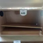 LOTE 449 - 01 ARMÁRIO SUSPENSO. (NO ESTADO EM QUE SE ENCONTRA. SUJEITO A AVARIAS OCULTAS/VISÍVEIS.)